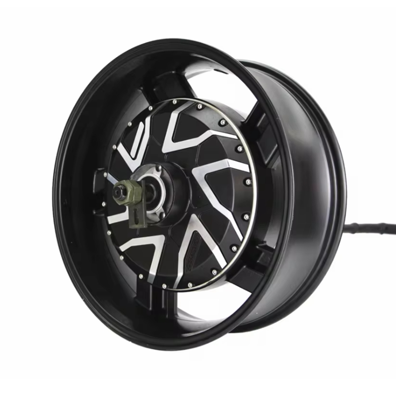 12000W Electric Motorcycle Hub Motor - QS Motor 12000W 17X6.0inch V412KW 70H,