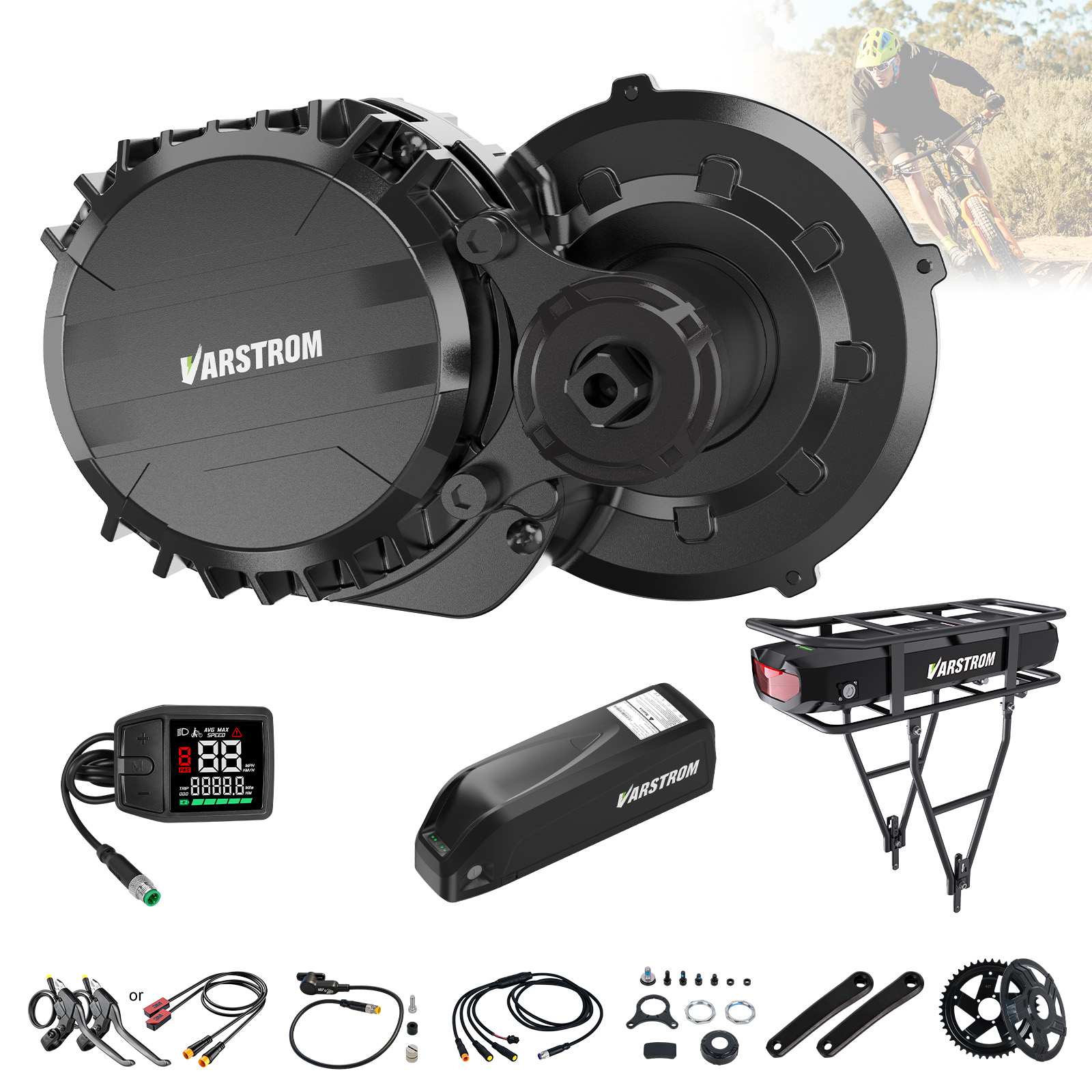 Varstrom 750W Mid Motor Kit To - огляд і ціна Torque Sensor Mid Drive Motor Kit